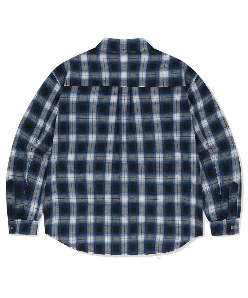 RAW CUT OMBRE SHIRT