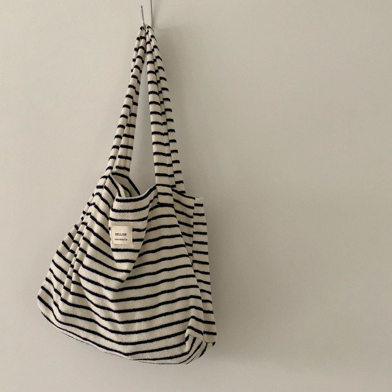 BEIDELLI（ベイデリー）の「[Bellide made/Terry Fabric] Stripe Terry Eco Bag & Shoulder Bag（Bags）」
