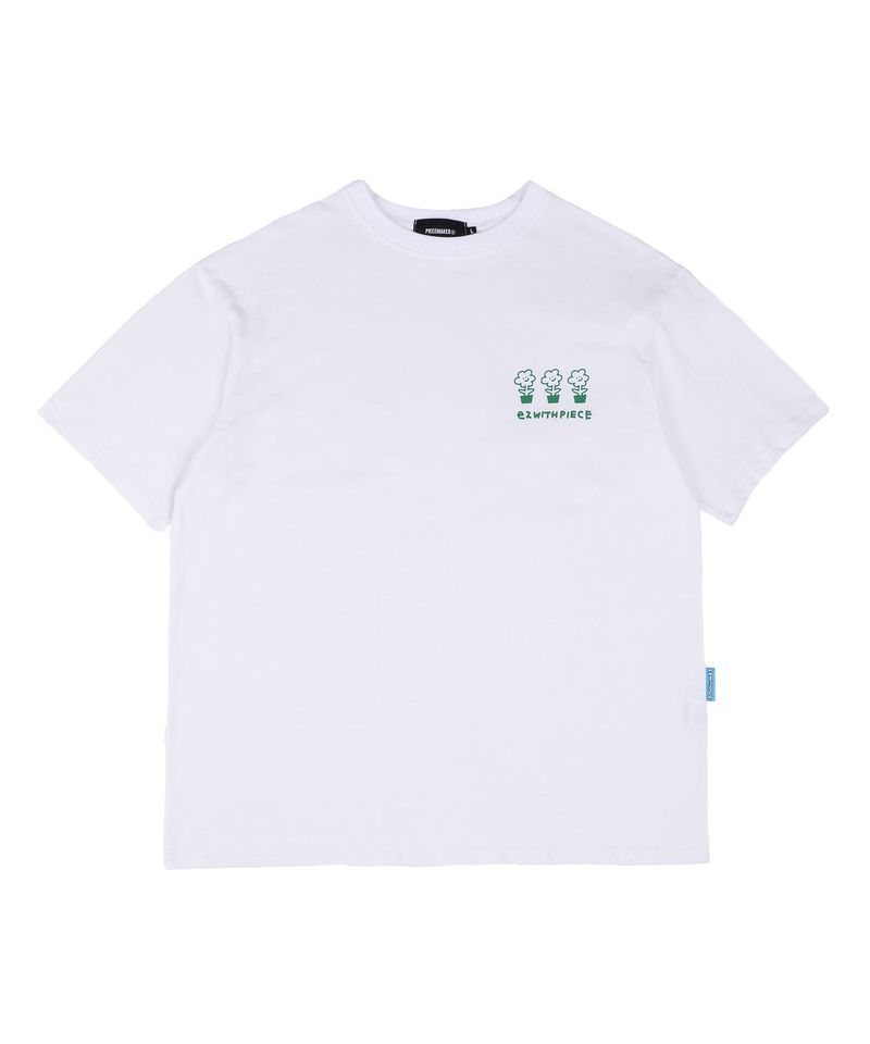 [EZwithPIECE] 3 FLOWERPOT TEE (3COLORS)