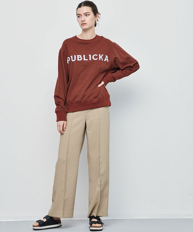 [UNISEX]PUBLICKA LOGO SWEATSHIRT_BRIC
