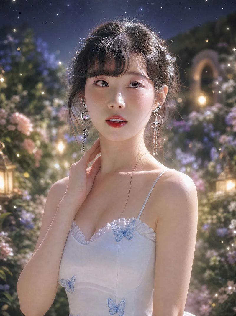 [Aespa Winter Earring] Elf of The Night Forest Earring