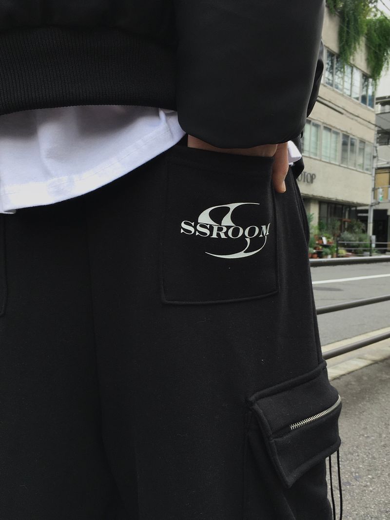 [MADE] フェード カーゴ ストラップ スウェットパンツ2C
