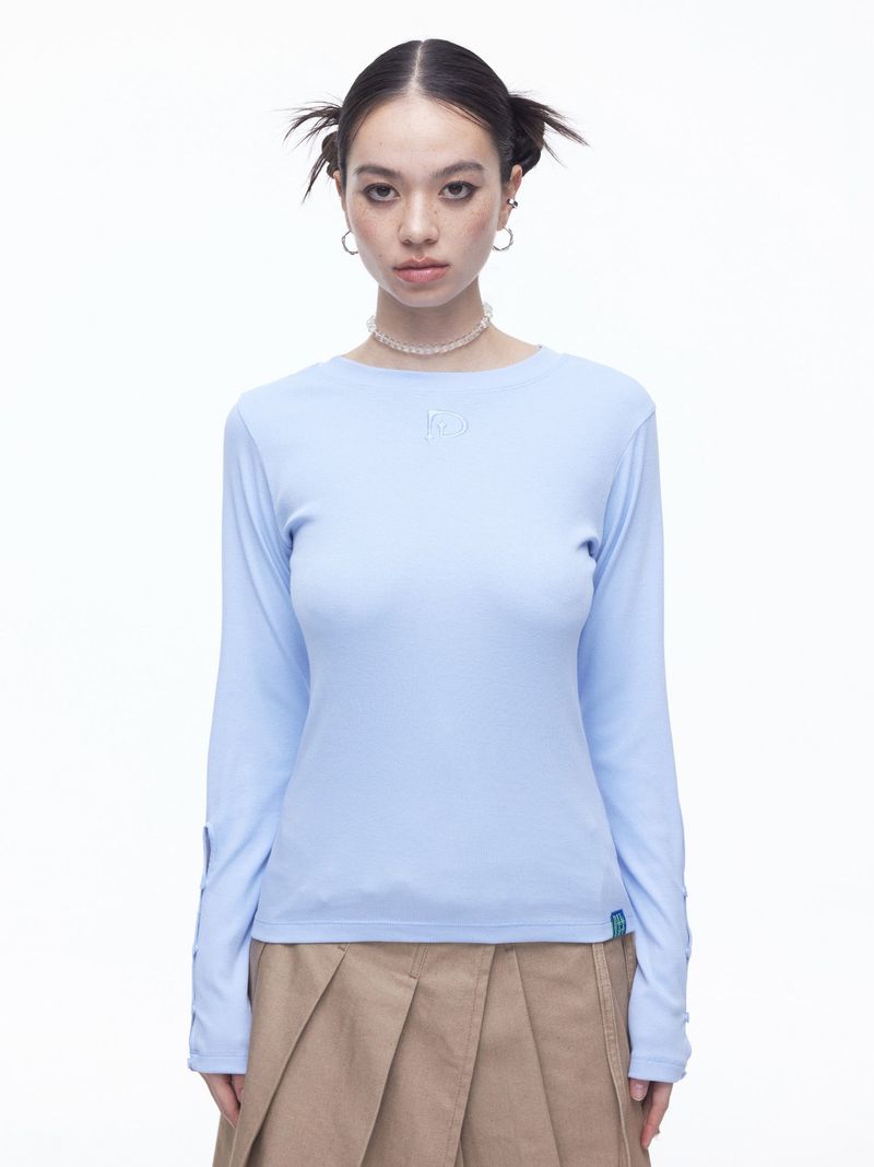 DILETTANTISME(ディレッタンティズム)の「Slit Button T-shirts(SL)(Tops)」
