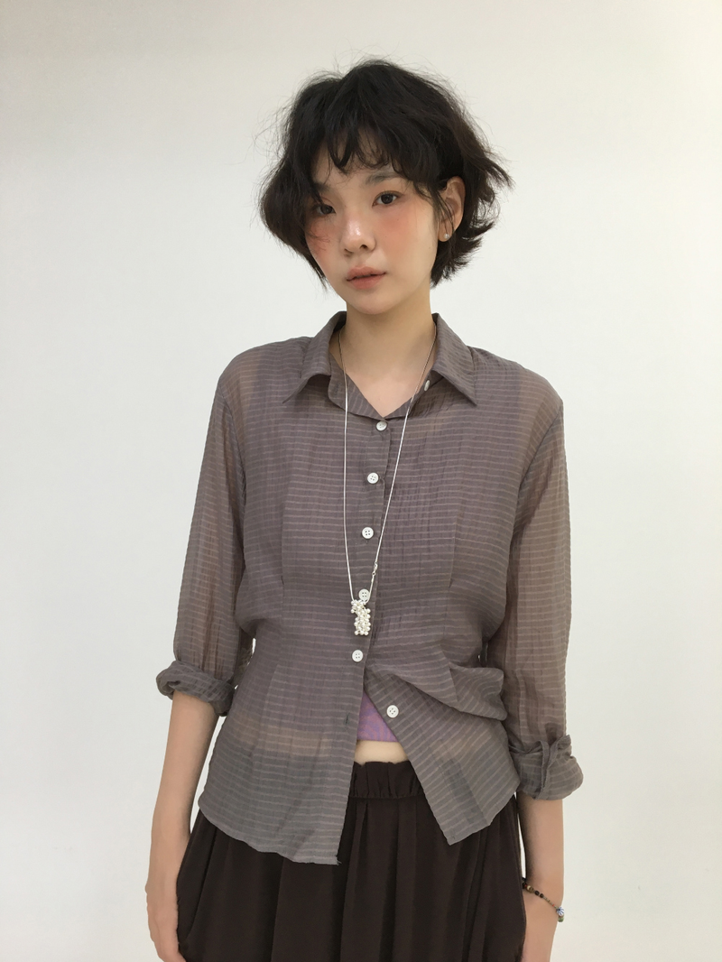 DUGGY（ダギー）の「Whisper Strap Shirt (3color)（Tops）」