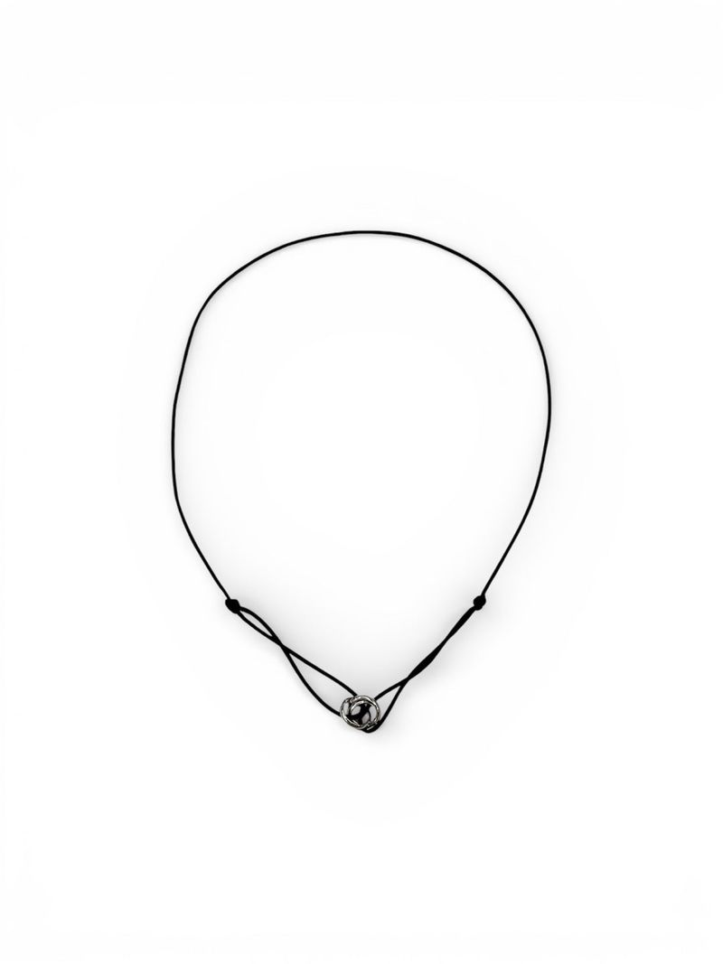 ESOO（イス）の「Three-Ring Silver Necklace（Accessories）」