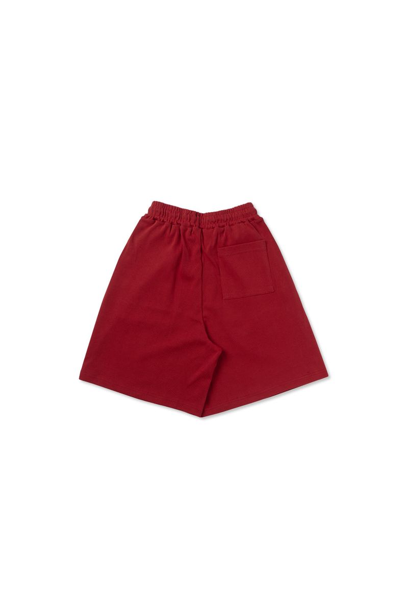 Cozy sweat shorts_red