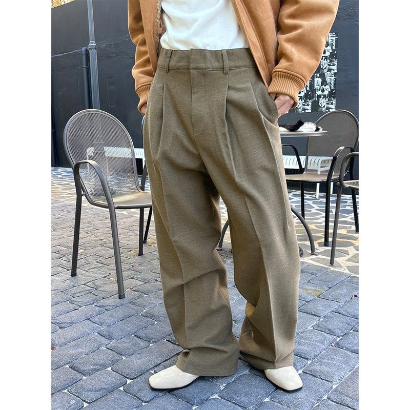 LAURANT（ロラン）の「[F/W] Blend two tuck wool slacks(2color)（Pants）」