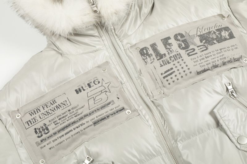 Extreme Patch Volume Hooded Puffer Jacket