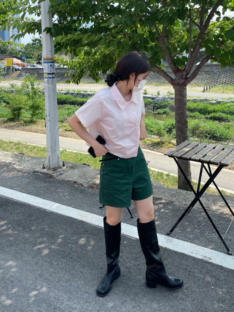 Colorful cotton short pants