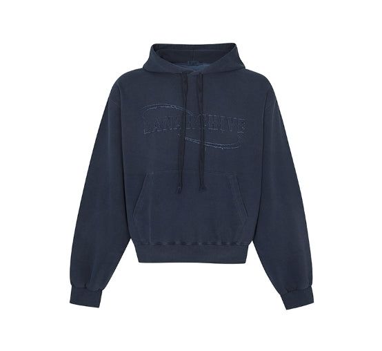[LAN ARCHIVE] Pigment Patch Logo Crop Hoodie