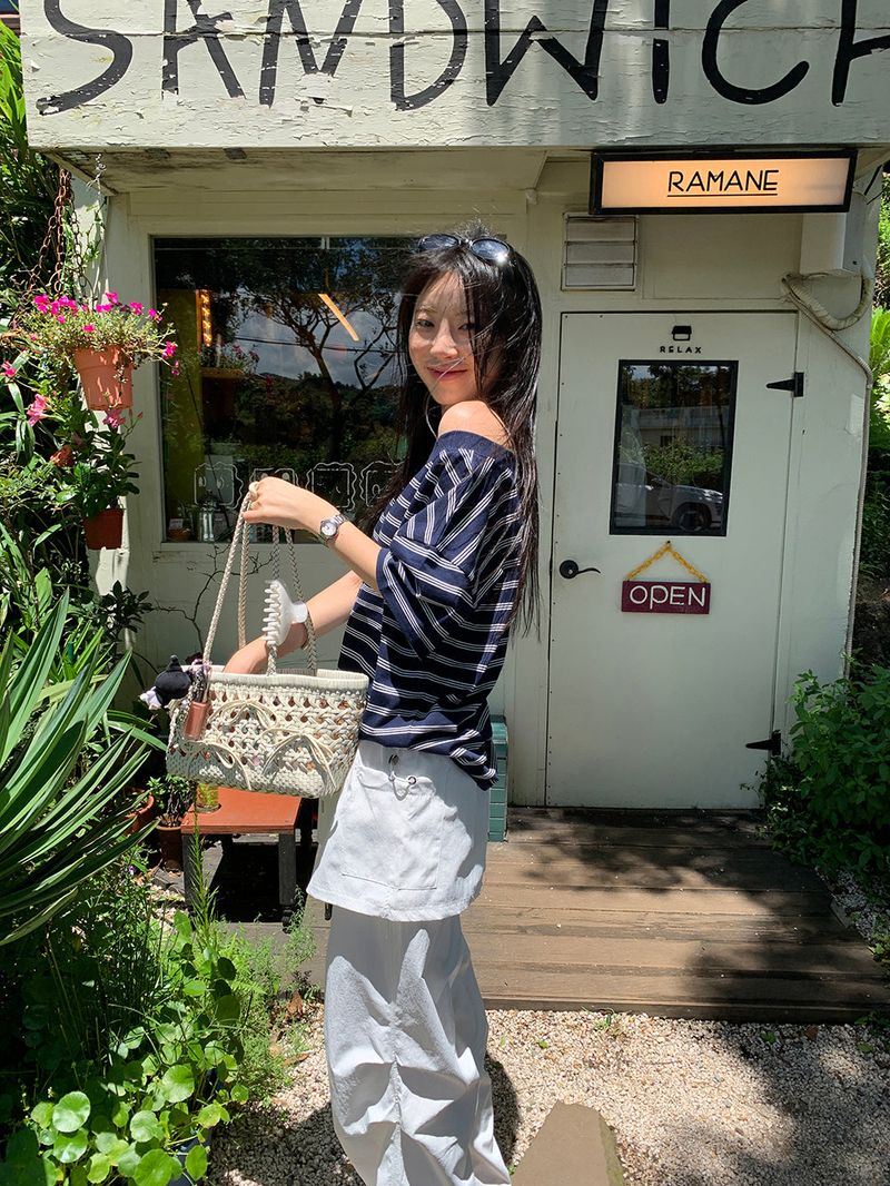[MADE] Kaen Nylon Layered Skirt Banding Pants