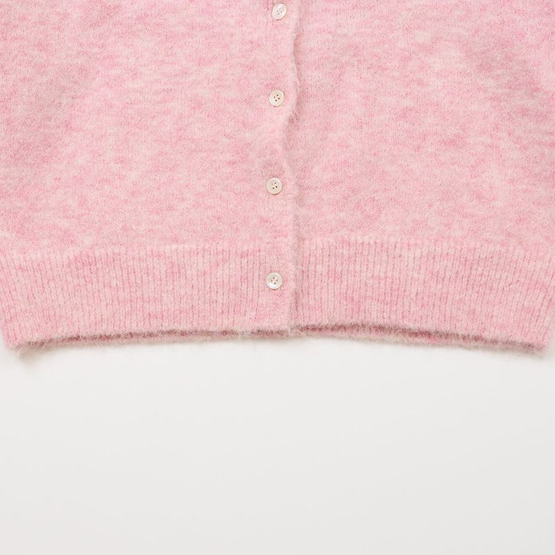 CLASSIC BUTTON CARDIGAN PINK