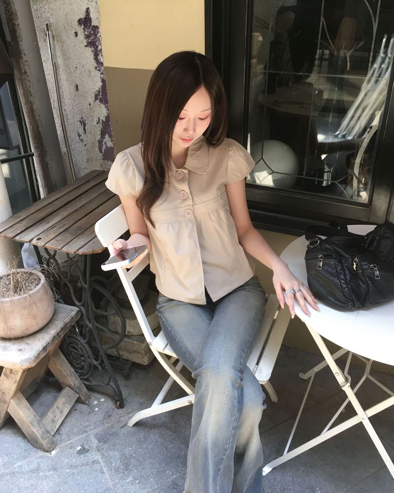 Button half shirts