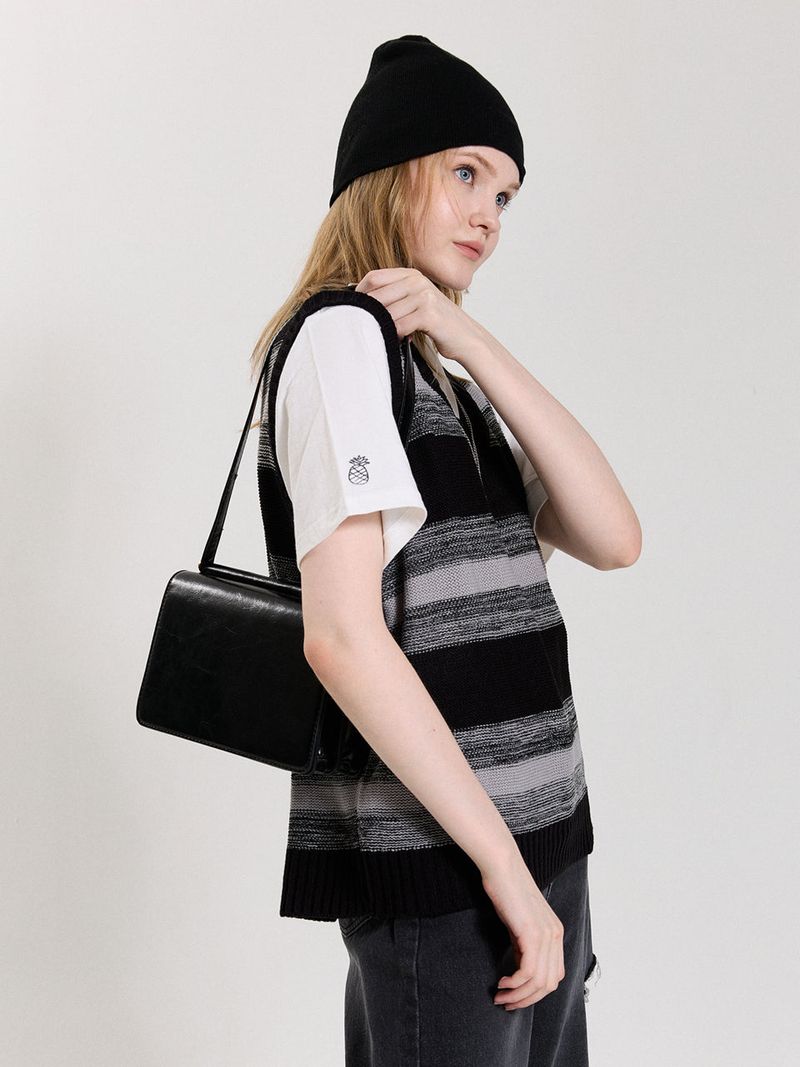 SQUARED FLAP BAG