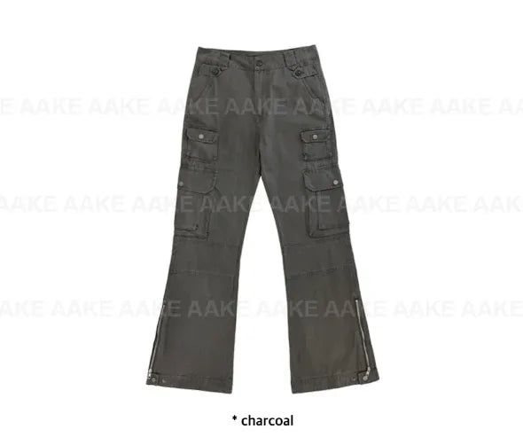 PIGMENT ZIPPER CARGO PANTS