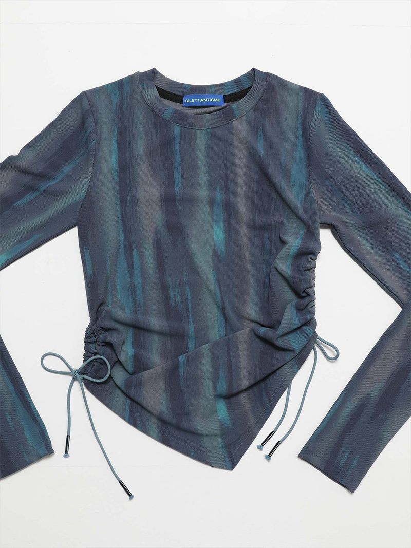 Marble Shirring T-shirts (GR)