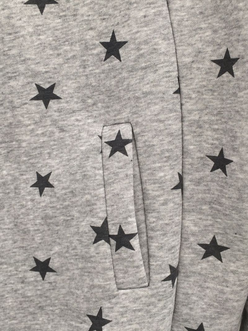 Highneck star zipup