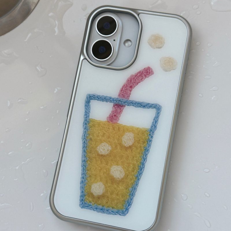 MOHAIRADE GLASS BUMPER CASE _ YELLOW