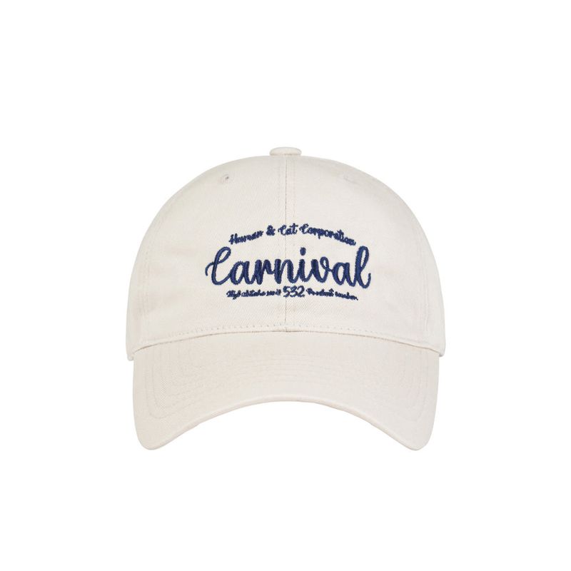 CARNIVAL WASHED BALL CAP / BEIGE