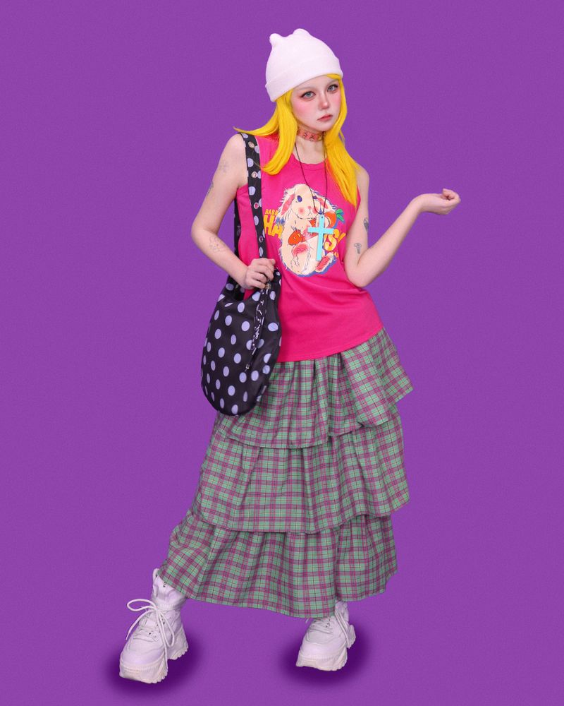 dot big-belt shoulder bag