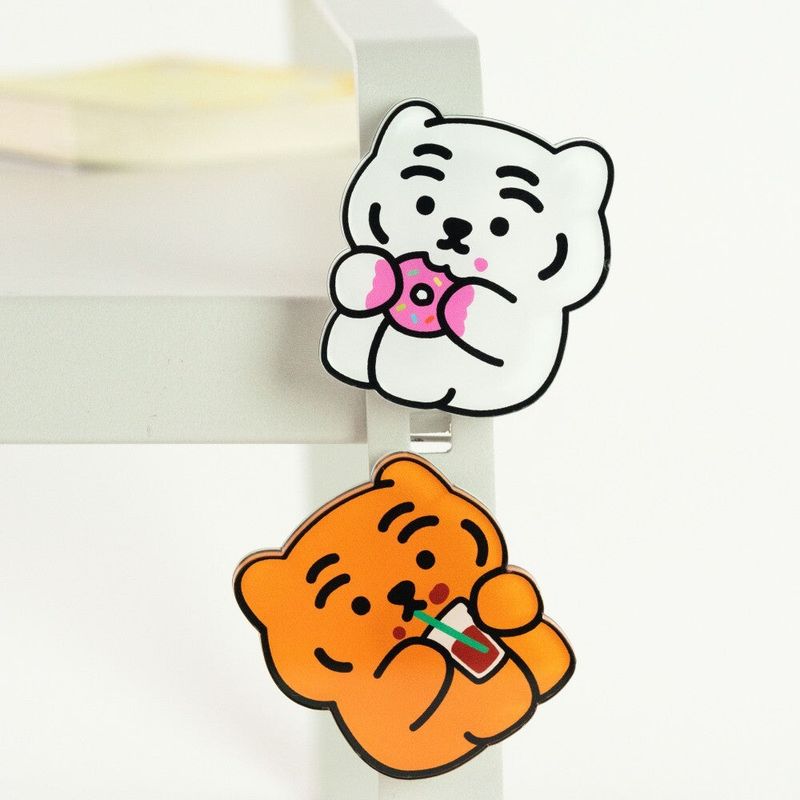 COFFEE TIGER & DONUT TIGER MAGNETS