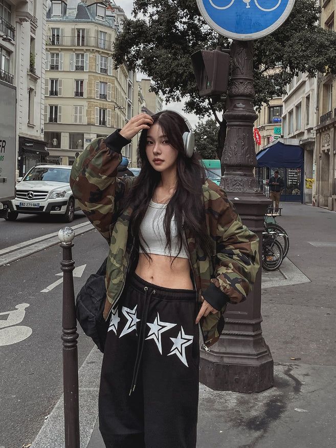 Terry Reversible Camo Flight Jumper