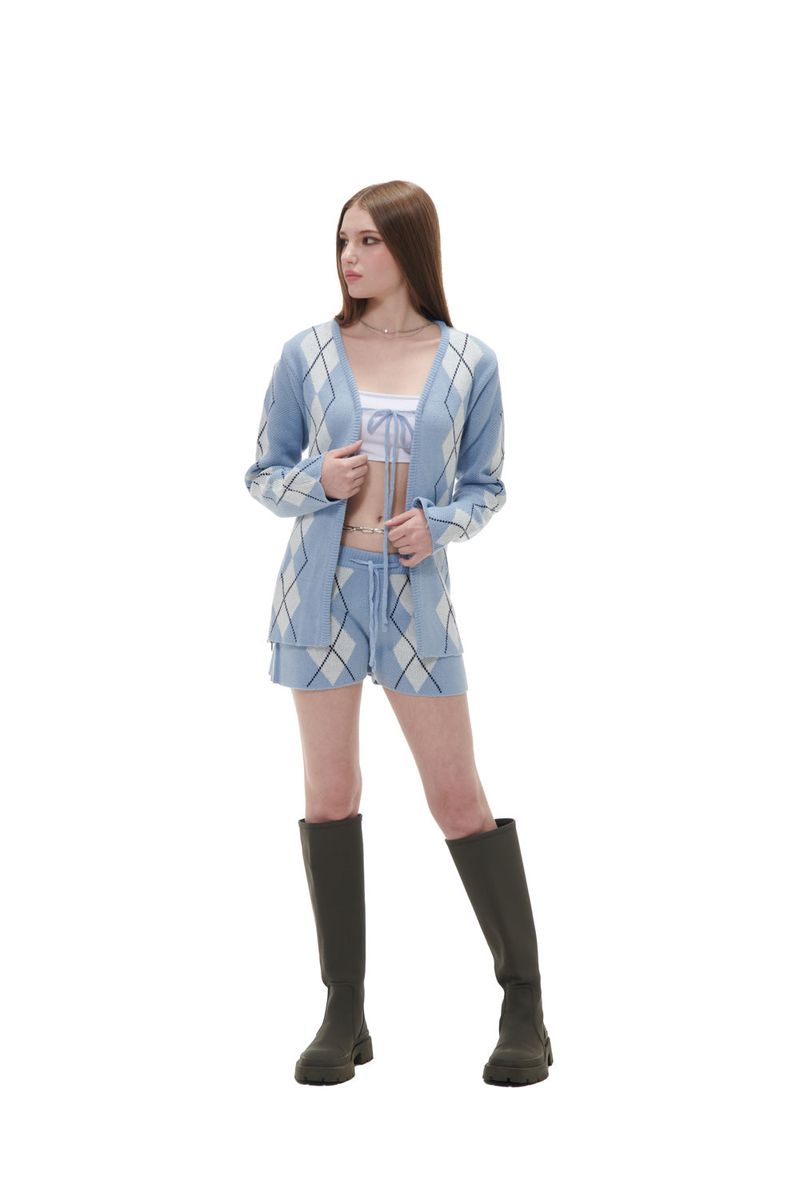 ARGYLE CARDIGAN
