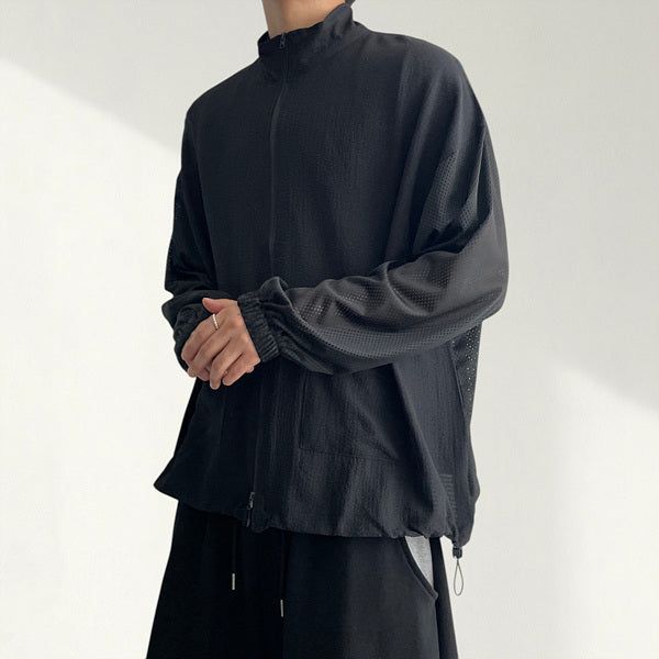 The One Air Cool Mesh Mix String Zip-Up (3 colors)