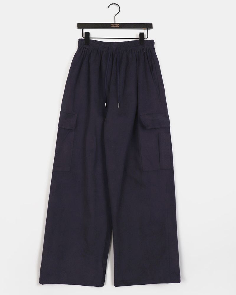 Cane Thick Cotton Cargo Pants