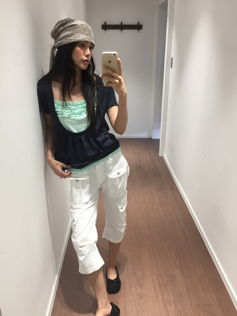 Street flap half pants (2color)