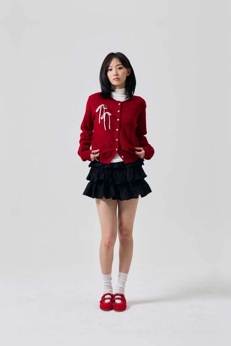 IVY MINI CANCAN SKIRT PANTS / BLACK