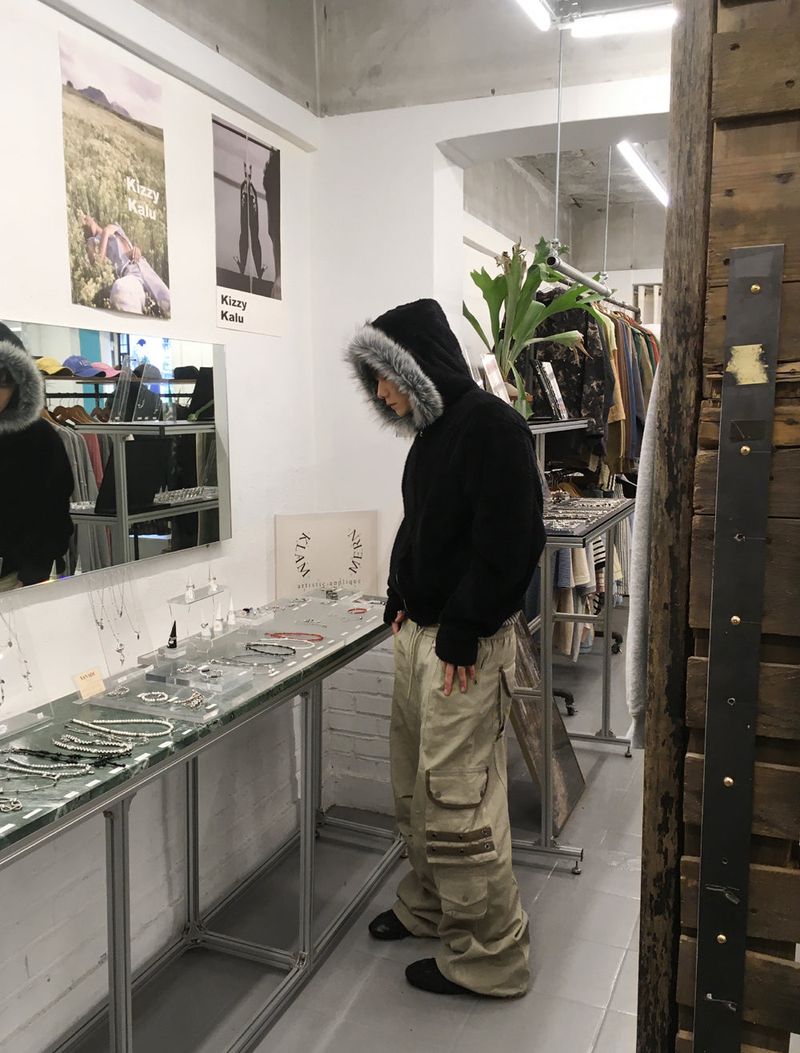 No.1492 eskimo hood ZIP-UP (3color)