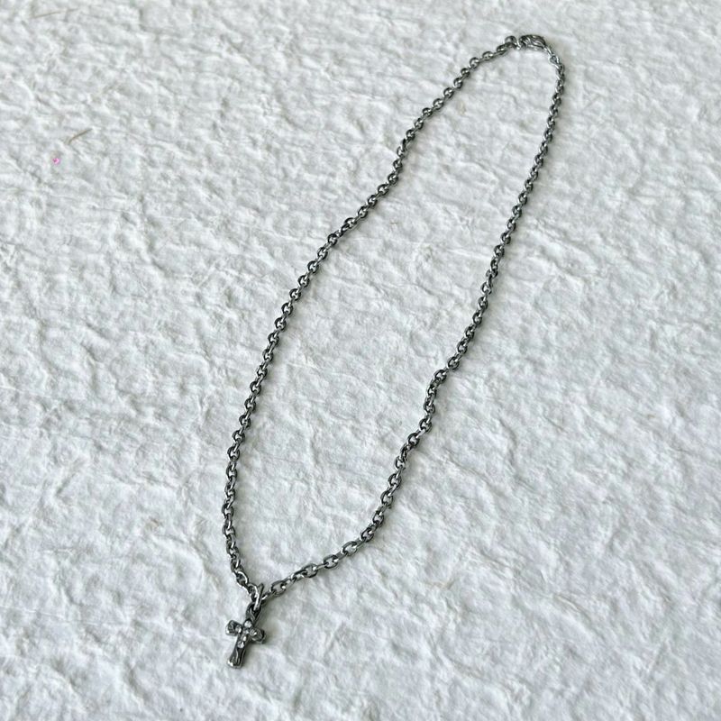Glimmer Cross Chain Necklace