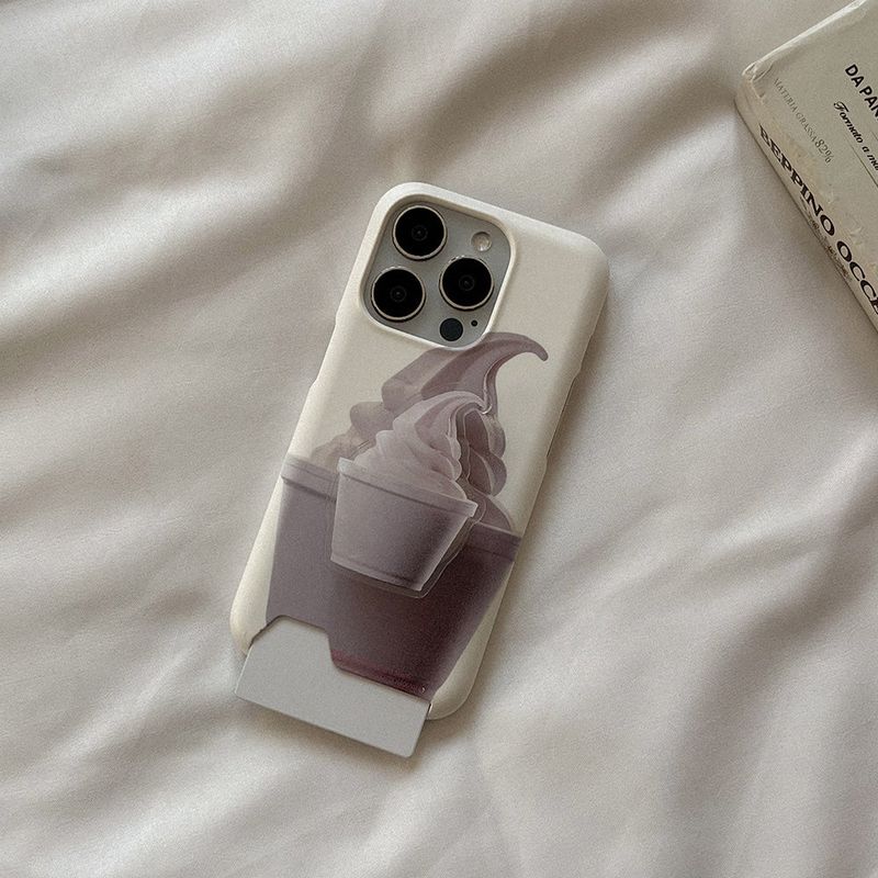 [Mademoment] soft ice cream dream design iphone card case