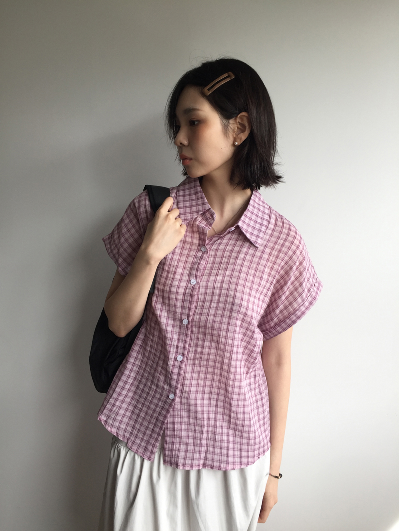 DUGGY(ダギー)の「Dolman check shirt (4color)(Tops)」