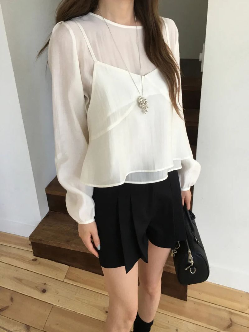 Paul bustier set blouse