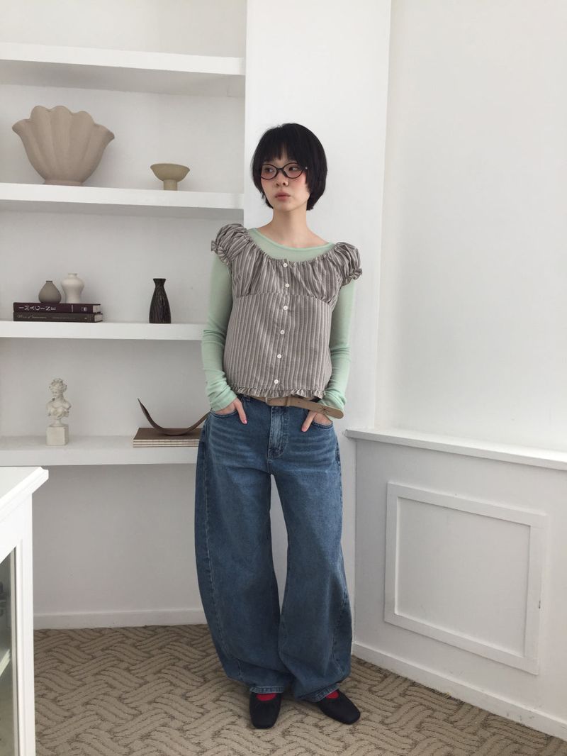 Cove Balloon Denim Pants (1color)