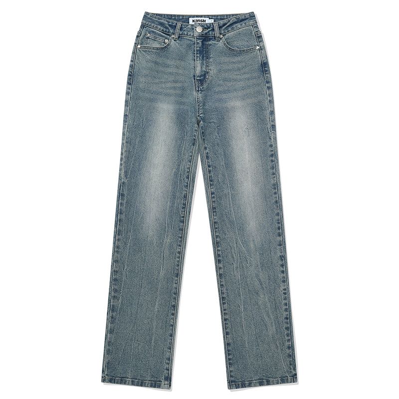 CHERRY SPAN SLIM-FIT DENIM PANTS [BLUE]