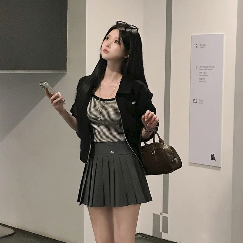 [Bellide made] Wytan, slit line cotton blouson