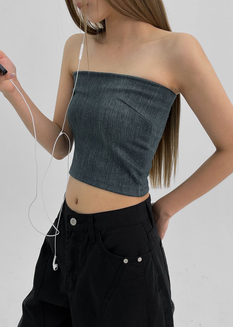 [MADE] Brie SET - Banded Tube Top