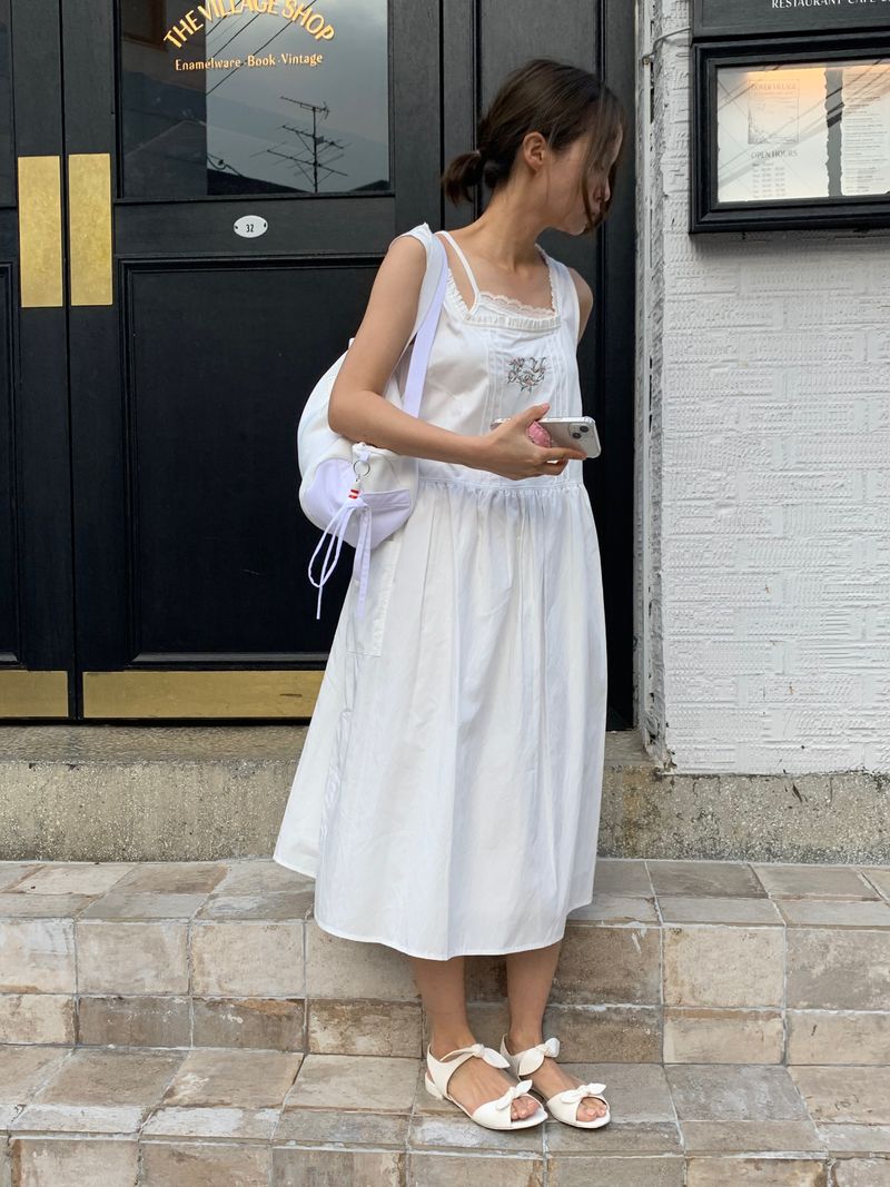 bitteschon ribbon ballet bag