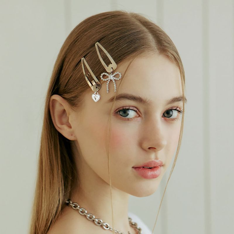[SET] Cutie Logo Heart Clip Pins