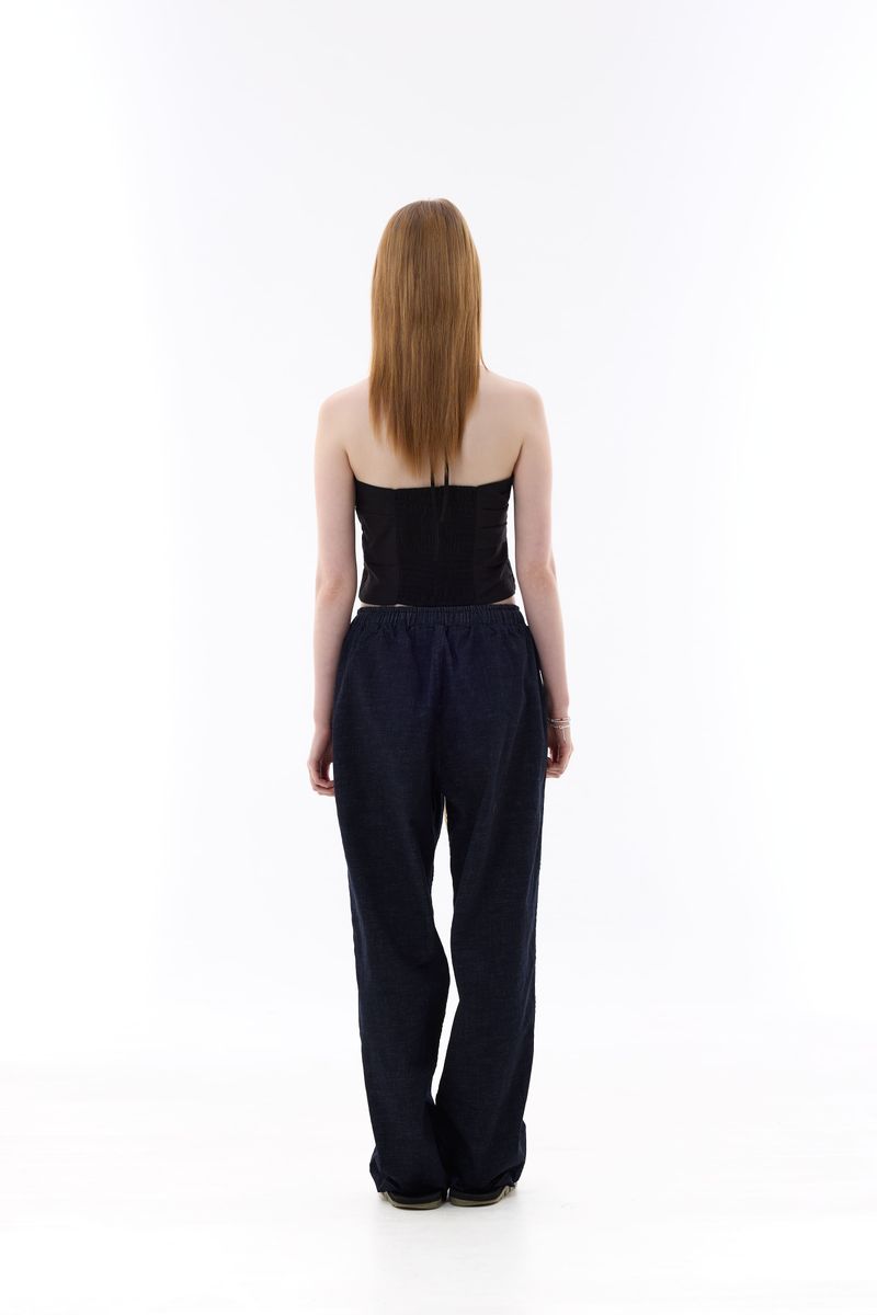 MELLIFLUOUS STRING TUBE TOP / BLACK