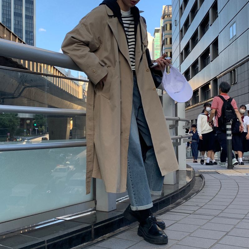 LMN Lower and Long Trench Coat (2 colors)