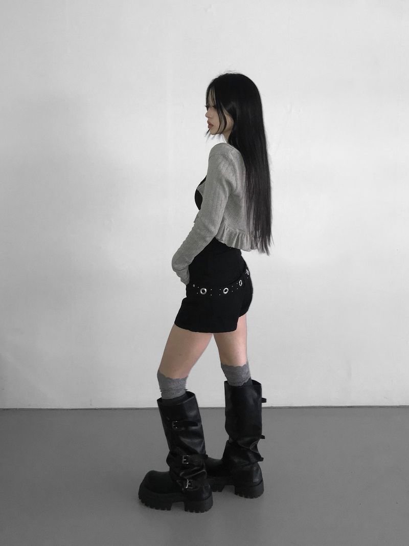 1733 back slop shorts(2 color)