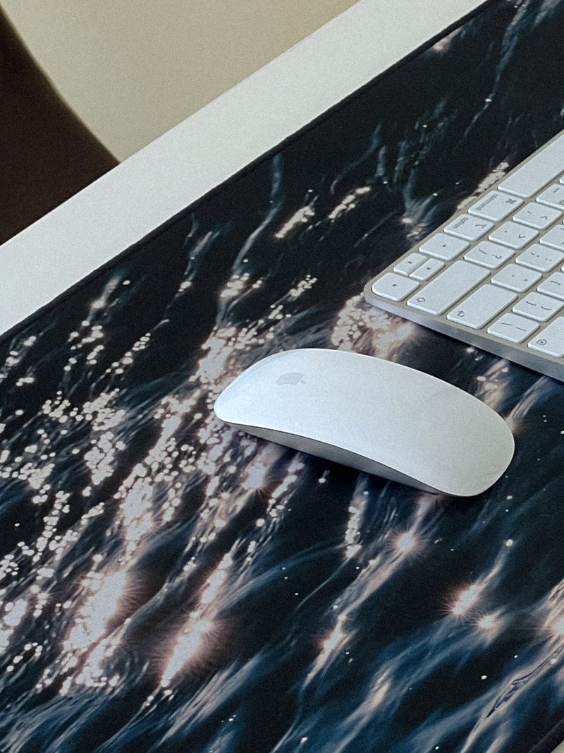 river light desk mat