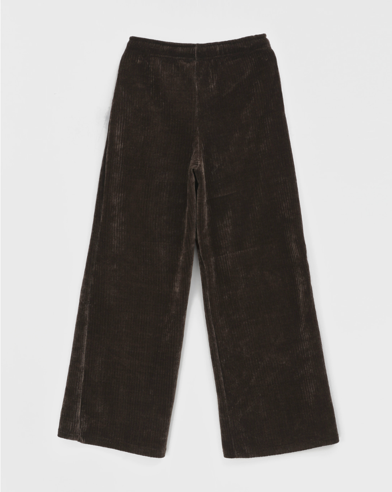 [MADE] Wolfin Belloa Ribbed Wide Banding Pants