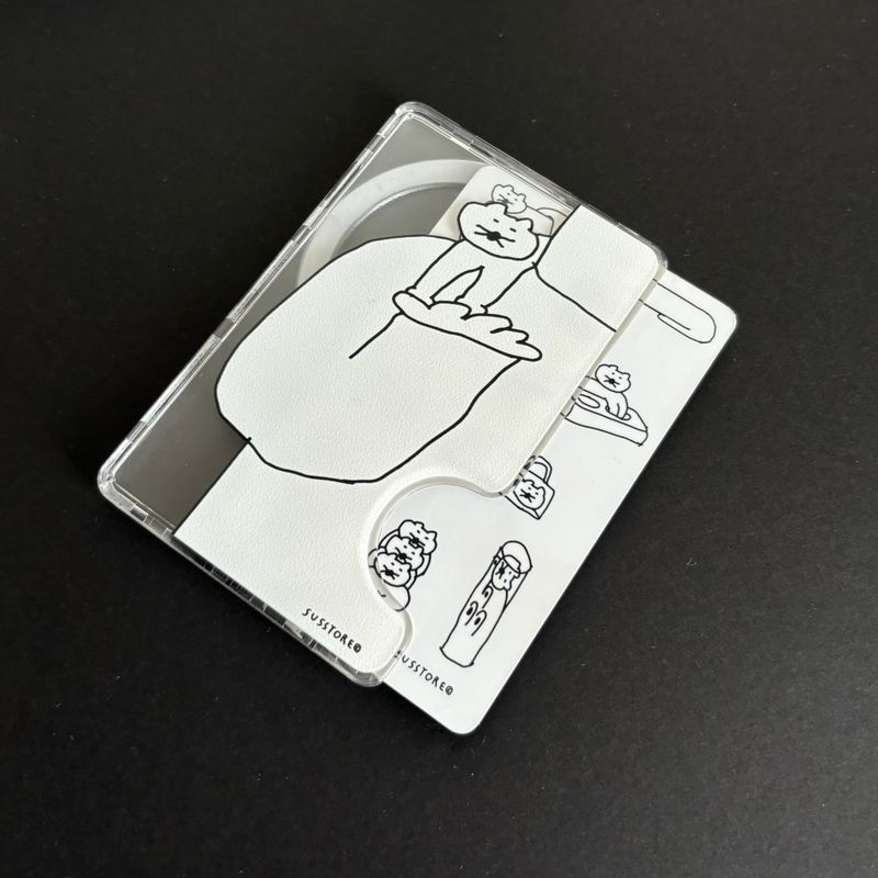 [MagSafe card wallet]ザキャットザッツビケイムアスカーフ