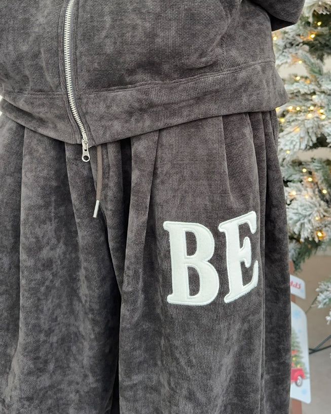 Ruth Velour Patch Training Pants