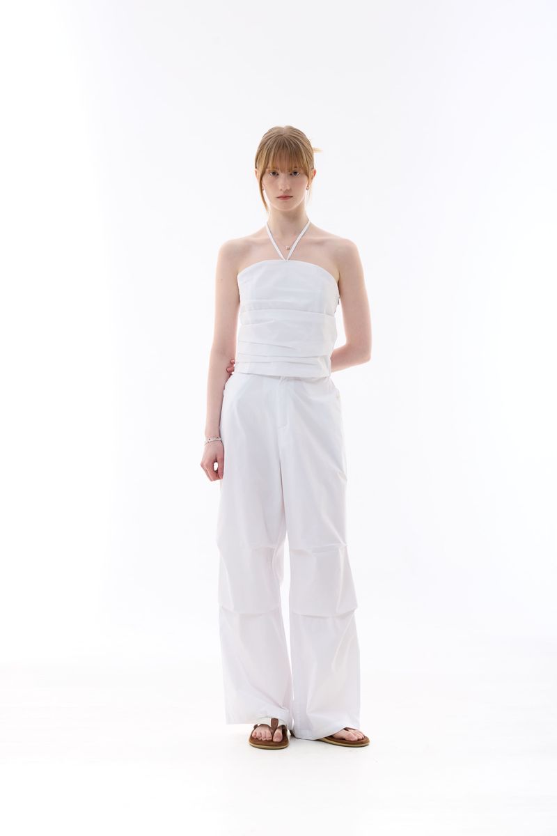 MELLIFLUOUS STRING TUBE TOP / WHITE